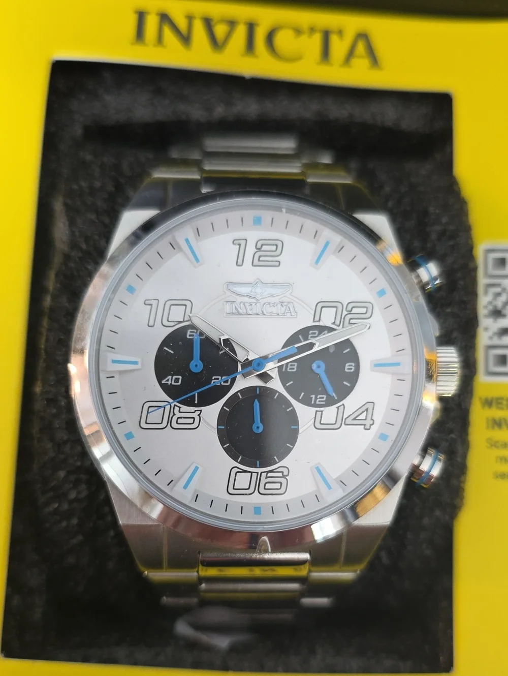 282.  Invicta Speedway Men's Watch - 44mm. Steel (50423)